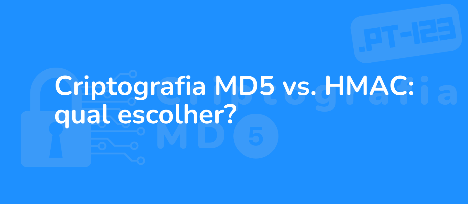 comparison of md5 vs hmac cryptography methods depicted with contrasting colors and intricate design representing security and choice